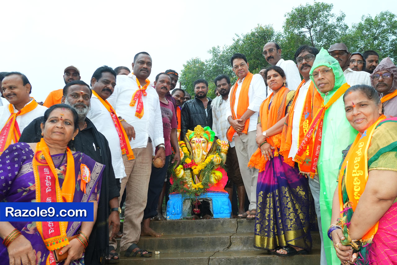 Razole Taluka Ganesh Nimajjanam